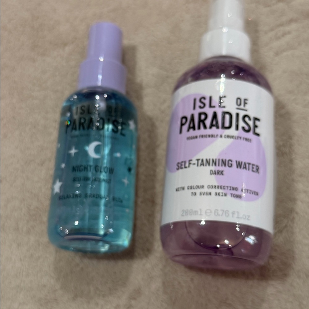 Isle of Paradise Purple & Blue Self-Tanning Water Duo